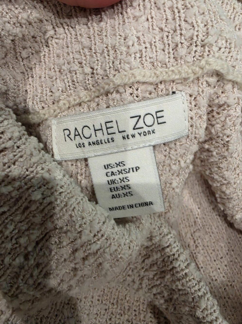 Rachel Zoe Bouclé Knit Sweater & Midi Skirt Matching Set XS - Picture 3 of 6